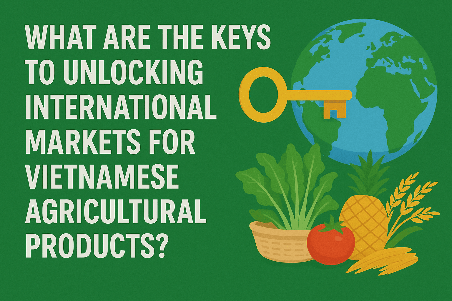 What Are the Keys to Unlocking International Markets for Vietnamese Agricultural Products?