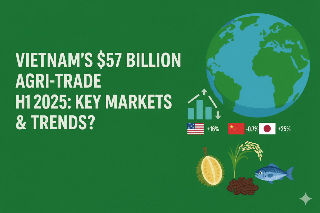 Agricultural trade worth $57 billion in first half of 2025