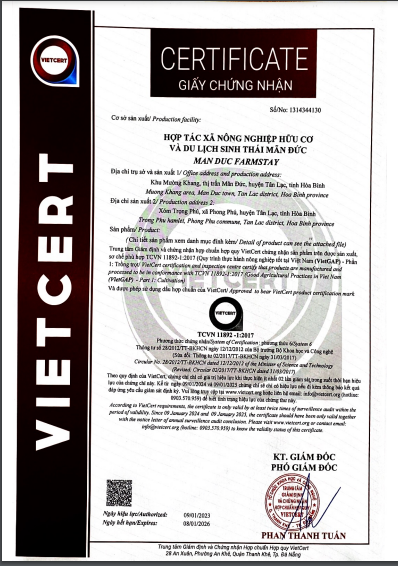 Giấy chứng nhận VIET CERT